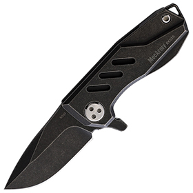 MecArmy Titanium Mini Linerlock Black: BK-MECEK33SBLK