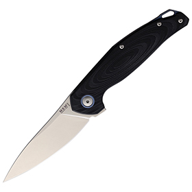 MKM-Maniago Knife Makers Goccia Linerlock G10: BK-MKMGCGBK