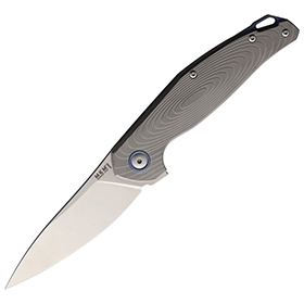 MKM-Maniago Knife Makers Goccia Linerlock Ti Blasted: BK-MKMGCT