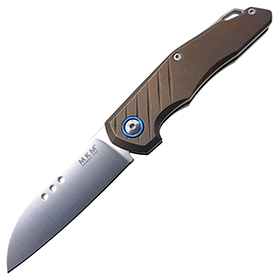 MKM-Maniago Knife Makers Root Slip Joint Bronze: BK-MKMRTTBR