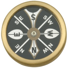 Marbles Large Pocket Compass: BK-MR223