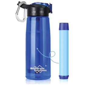 Simpure Water Filter Bottle Blue: BK-MSLOEWB001