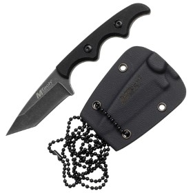 MTech Neck Knife Black G-10: BK-MT673