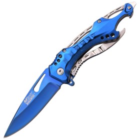 MTech Linerlock Blue A/O: BK-MTA705SBL