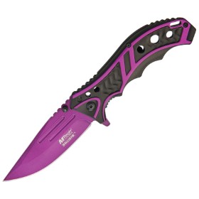 MTech Linerlock Black/Purple A/O: BK-MTA907PE