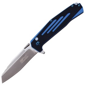 MTech Button Lock Black/Blue: BK-MTEFDR034BL