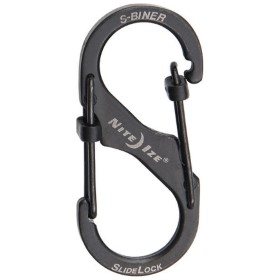 Nite Ize S-Biner SlideLock No2 Black: BK-N02669