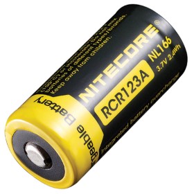 Nitecore Rechargeable RCR123A Battery: BK-NCNL166