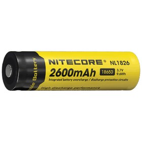 Nitecore Rechargable 18650 Battery 2600: BK-NCNL1826