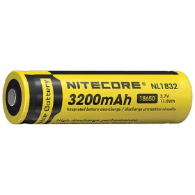 Nitecore Rechargable 18650 Battery 3200: BK-NCNL1832