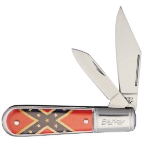 Novelty Cutlery Confederate Flag Barlow: BK-NV280