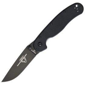 Ontario RAT II Linerlock Black D2: BK-ON8830