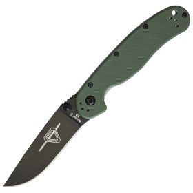 Ontario RAT II Linerlock OD Green D2: BK-ON8830OD
