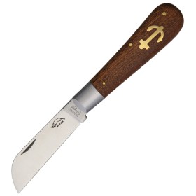 OTTER-Messer Large Anchor Knife Sapeli Wood: BK-OTT173R