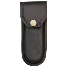 Pakistan Black Leather Belt Sheath: BK-PA3326BK
