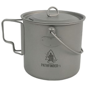 Pathfinder Titanium Bush Pot 1100ml: BK-PTH201