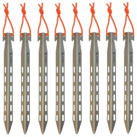 Pathfinder Titanium Tent Stake Set 8pc: BK-PTH208