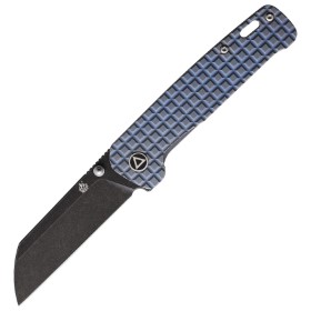 QSP Knife Penguin Framelock Frag Ti Blue: BK-QS130SFRG