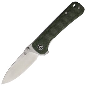 QSP Knife Hawk Linerlock Green Micarta: BK-QS131H