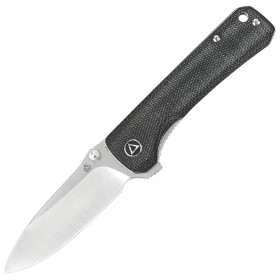 QSP Knife Hawk Linerlock Black Micarta: BK-QS131J