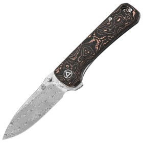 QSP Knife Hawk Linerlock Copper Foil CF: BK-QS131S