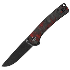 QSP Knife Osprey Linerlock G10/CF: BK-QS139F2