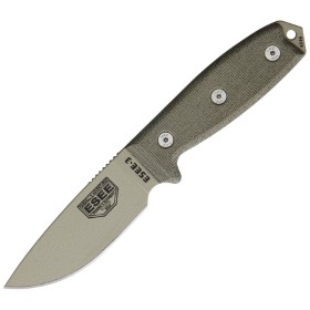 ESEE Model 3 Desert Tan Blade: BK-RC3PDT