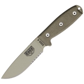 ESEE Model 4 Part Serrated: BK-RC4SDT