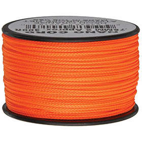 Atwood Rope MFG Nano Cord Neon Orange: BK-RG1145