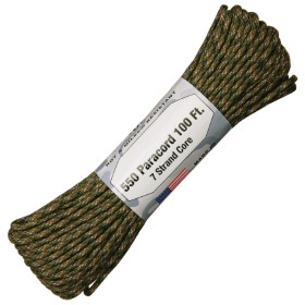 Atwood Rope MFG Parachute Cord Digi Woodland: BK-RG1204H