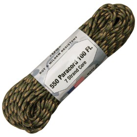 Atwood Rope MFG Parachute Cord Forest Camo: BK-RG1206H