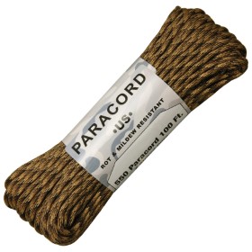 Atwood Rope MFG Parachute Cord FDE Camo: BK-RG1209H