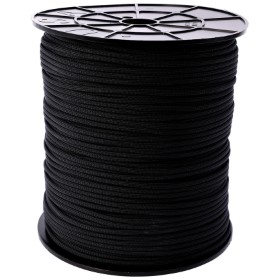 Atwood Rope MFG Parachute Cord Black Spool: BK-RG1215S