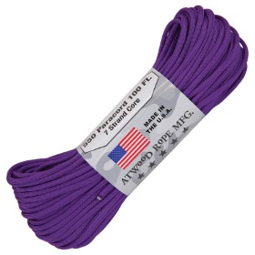 Atwood Rope MFG Parachute Cord Purple: BK-RG1217H