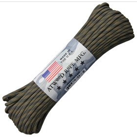 Atwood Rope MFG Parachute Cord Code Talker: BK-RG1243H