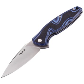 RUIKE Fang P105 Linerlock Blue-Black: BK-RKEP105Q