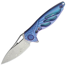 Rike Knife Hummingbird Framelock Blue: BK-RKMINIB