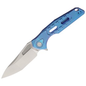 Rike Knife Thor 3 Framelock M390 Blue: BK-RKTHOR3BL