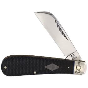 Rough Ryder Hawkbill Black Micarta: BK-RR2213