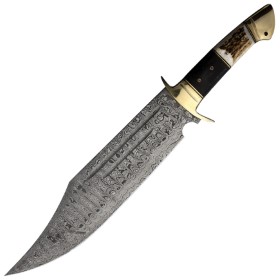 Rough Ryder Bowie Damascus: BK-RR2271