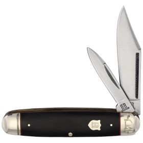 Rough Ryder Cattleman Black Micarta: BK-RR2380