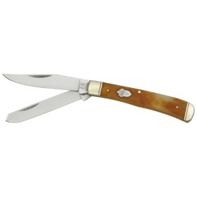 Rough Ryder Trapper Tobacco Bone: BK-RR777