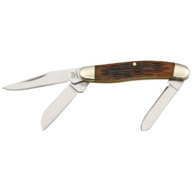 Rough Ryder Tiny Stockman Amber Bone: BK-RR814