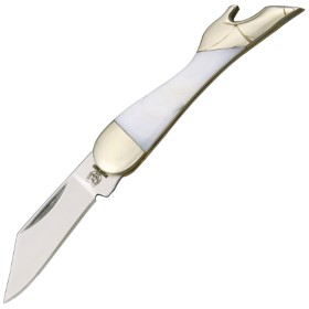 Rough Ryder Mini Leg Knife Pearl: BK-RR937