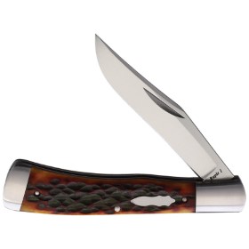 Old School Knifeworks Ruple 1 Trapper Mahogany Bone: BK-RUP1MB