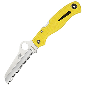 Spyderco Atlantic Salt Lockback Yellow: BK-SC89SYL