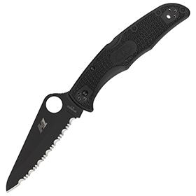 Spyderco Pacific Salt 2 Lockback Black: BK-SC91SBBK2