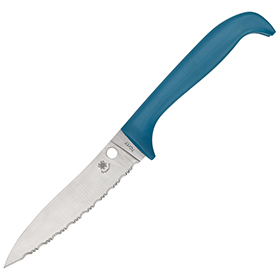 Spyderco Counter Puppy Blue Serrated: BK-SCK20SBL