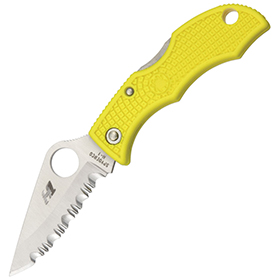 Spyderco Ladybug 3 Lockback Salt Serr: BK-SCLYLS3