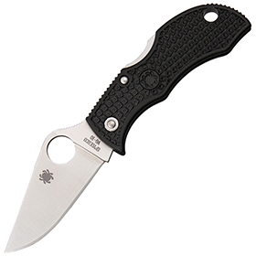 Spyderco Manbug Lockback Black: BK-SCMBKP